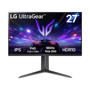 Monitor Lg 27” Gaming Ultragear Fhd Ips Hdmi Dp 180Hz 1Ms Hdr10 Black - Monitores - 27Gs65F-B