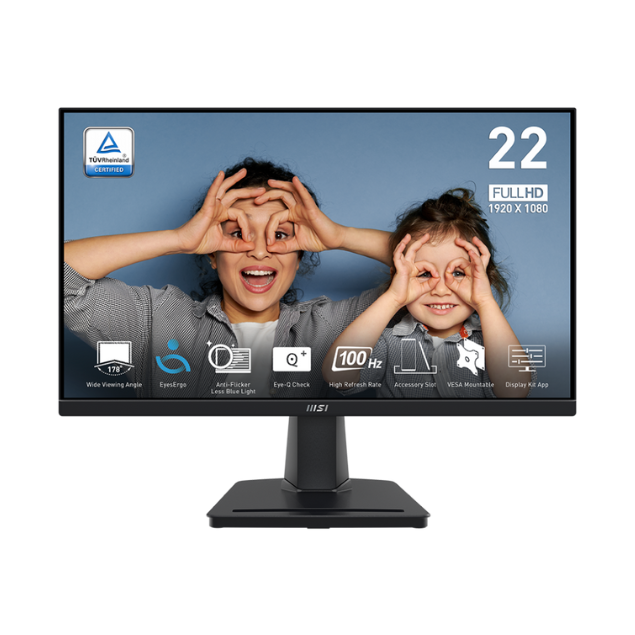 Monitor Msi 21.4" Pro Mp225V - 9S6-3Pe0Cm-003 - 824142383056