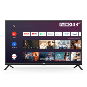 Televisor Tv Rca 43" Led Smart 43Rca683Gt 1 Puerto Usb 2.0, Conector De Audio Digital, 3 Hdmi, Conector De Antena, 1 Rj45Hdr Google Play - 43Rca683Gt