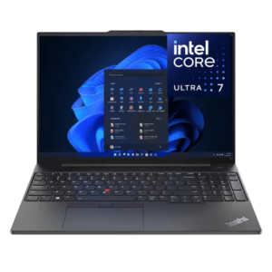 Laptop Lenovo Thinkpad E16 G2 Intel Ultra 7 155U Ram 16Gb Ddr5 5600Mhz Ssd 512Gb M.2 (Dual Ssd Slot Gen4X4 2280 / 2242 Compatible) 16" Wuxga (1920X1200) Ips *Touch* Teclado Iluminado Lector De Huellas Wifi 6 Ax201 Ingles Windows 11 Pro Us Mil-Std 810H 1 Año Garantia - 199273118885 - 21Mas1Xd00