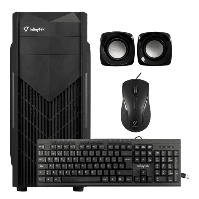 Cpu Desktop Computador De Escritorio Infinytek 5200 Intel Core I7 12700 (12Va) Asus H610Mf Ram 16Gb Ssd 1Tb 2.5" (Incluye Teclado Y Mouse Usb) Ensamblado Y Configurado